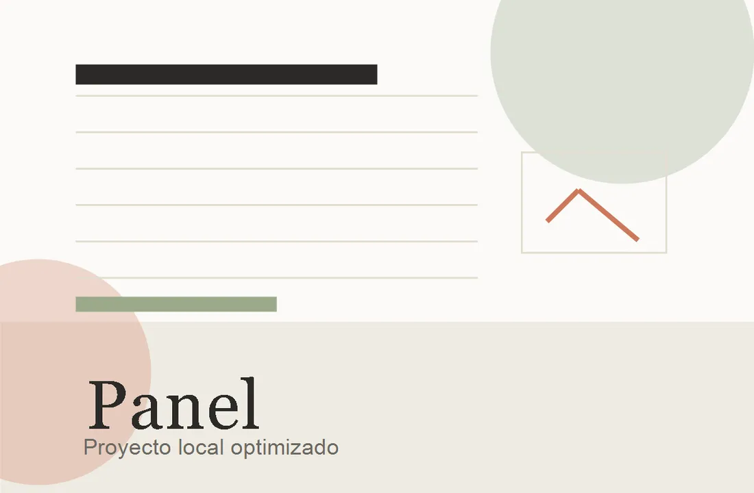 Pantallazo del proyecto Panel administrativo full-stack.