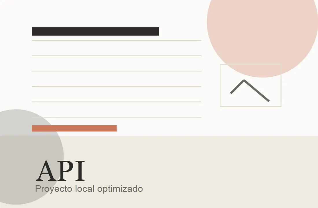 Pantallazo del proyecto API REST con autenticación.