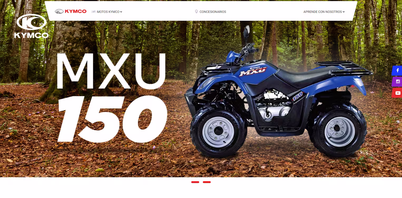 Sitio de Kymco.